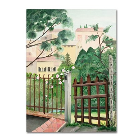 Trademark Fine Art 'Valley Homes' Canvas Art, 18x24 MA0402-C1824GG
